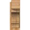 Ekena Millwork Balboa Block Rough Sawn Outlooker, Western Red Cedar, 8"W x 18"D x 22"H OUT08X18X22BOA05RWR - alternate 2